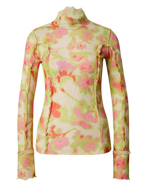 HUGO Shirts 'Deuphoria'  neongrøn / pink / hvid