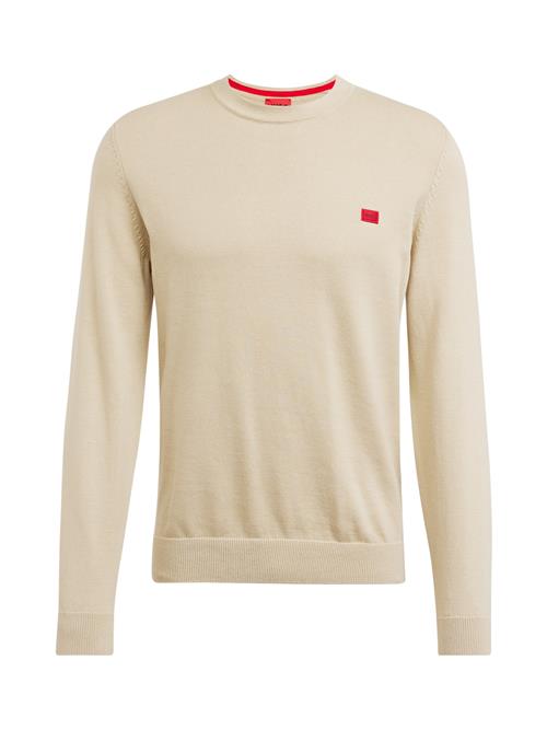 HUGO Pullover 'San Cassius'  beige / rød