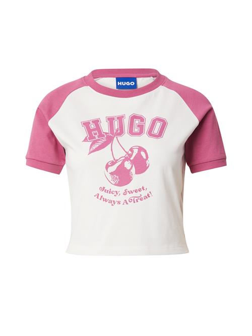 Se HUGO Shirts 'Dana'  pink / hvid ved About You