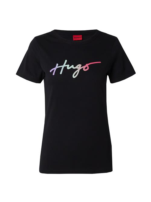 HUGO Shirts 'Deloris_3'  mint / lilla / lys pink / sort