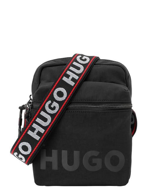 HUGO Skuldertaske 'Quentyn'  rød / sort / offwhite