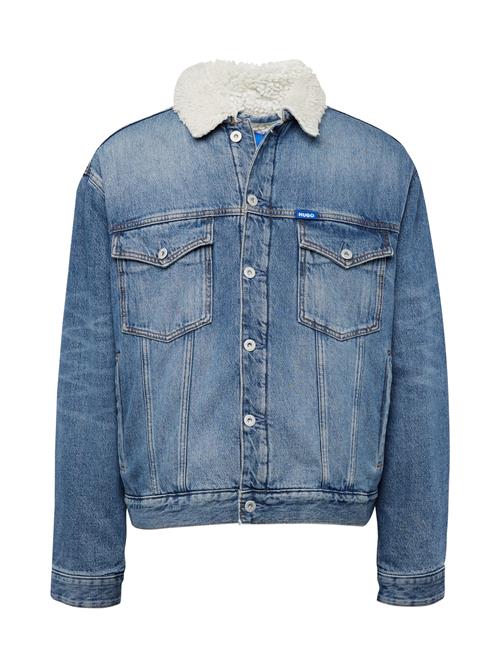 HUGO Overgangsjakke  blue denim