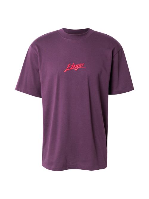 HUGO Bluser & t-shirts 'Dlogotee'  lilla / rød / hvid