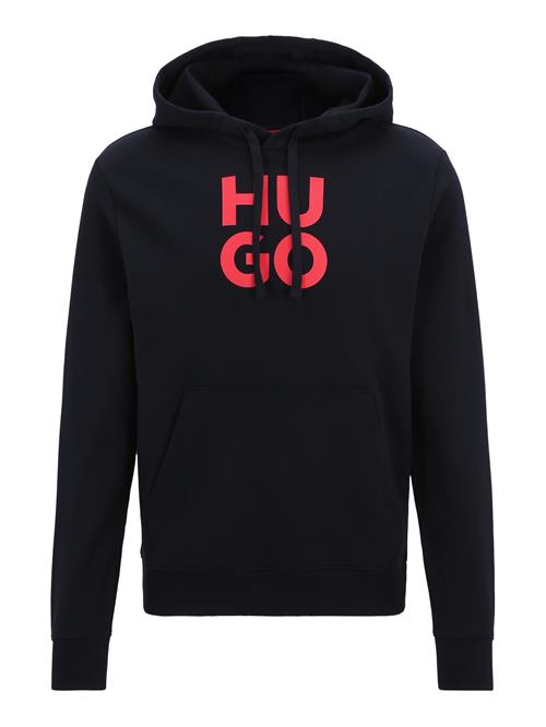 HUGO Sweatshirt 'Daltorreson'  rød / sort