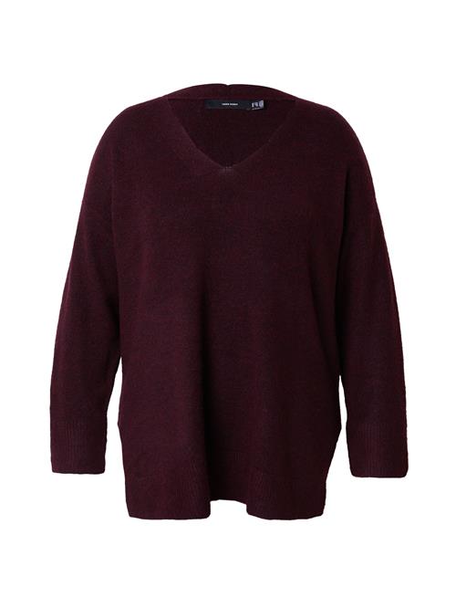 Vero Moda Curve Pullover 'VMCFILUCA'  vinrød