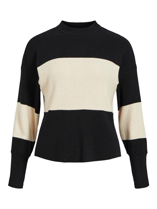 Se OBJECT Pullover 'BRIGHT'  creme / sort ved About You