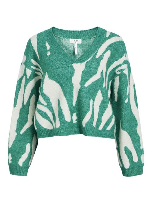 Se OBJECT Pullover 'LESLIE'  creme / jade ved About You