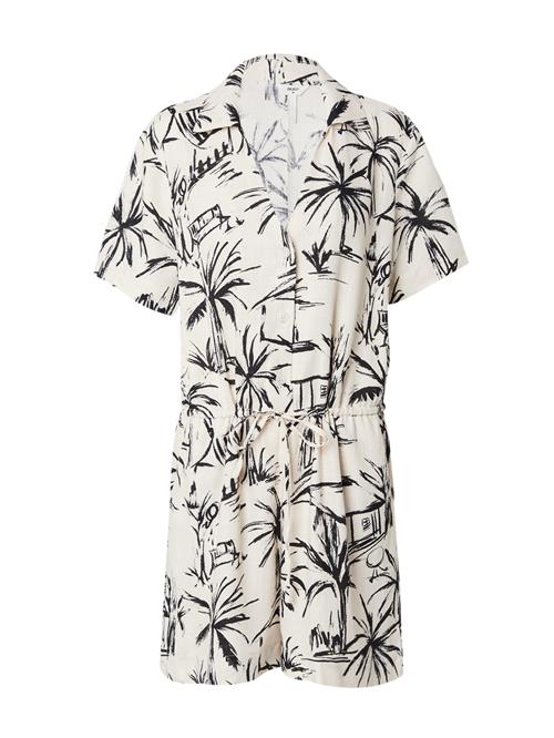 Se OBJECT Jumpsuit 'VIGGA'  creme / sort ved About You