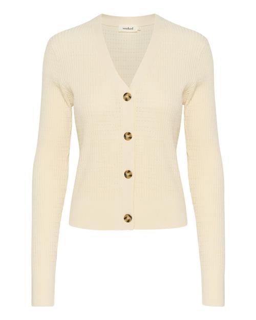 Se SOAKED IN LUXURY Cardigan 'Lidya'  creme ved About You