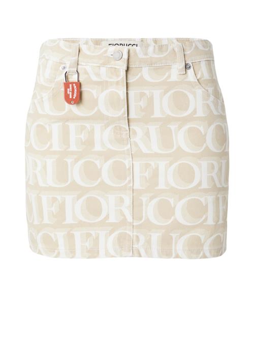 Fiorucci Nederdel  beige / rød / hvid