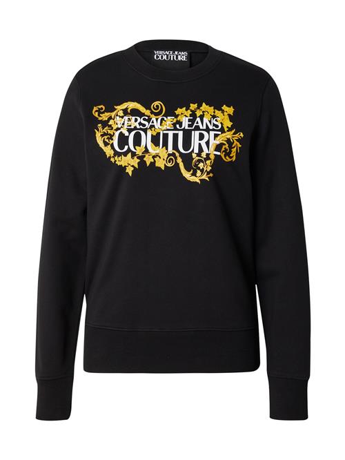 Se Versace Jeans Couture Sweatshirt  gylden gul / sort / hvid ved About You