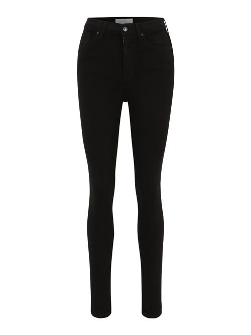 Topshop Tall Jeans 'Jamie'  black denim