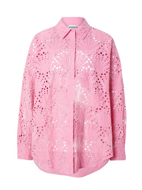 Se Essentiel Antwerp Bluse  gammelrosa / sølv ved About You