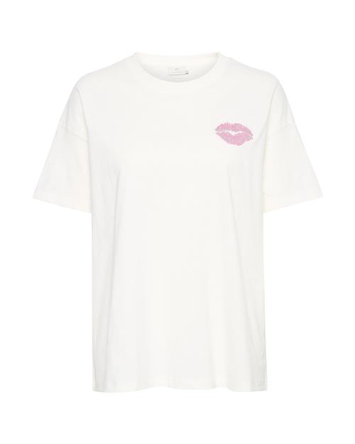 Se Kaffe Shirts 'Afie'  lys pink / naturhvid ved About You