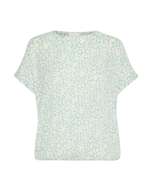 Se Kaffe Bluse 'Amber'  mint / hvid ved About You