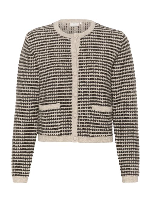 Kaffe Cardigan 'Ellery'  grå / sort