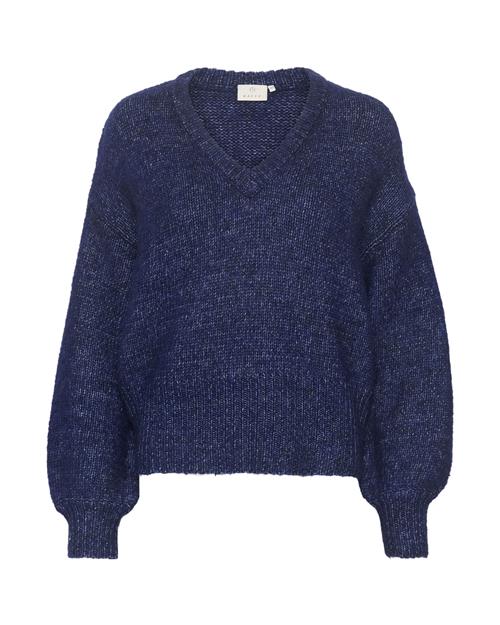 Kaffe Pullover  blå-meleret