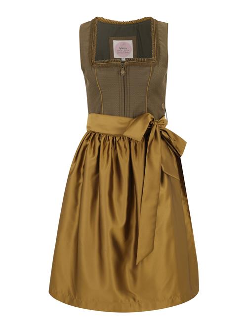 MARJO Dirndl 'GL-9-Volkach'  cognac / khaki