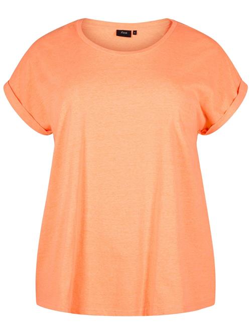 Se Zizzi Shirts 'Mkatja'  orange-meleret ved About You