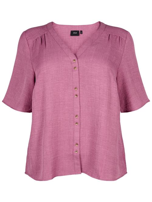 Zizzi Bluse 'CAALABAMA'  mørk pink