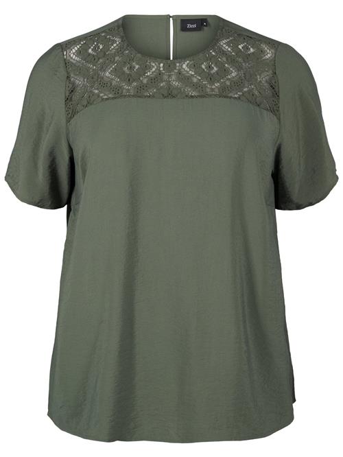 Zizzi Bluse  oliven