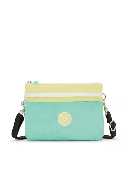 Se KIPLING Skuldertaske 'EASY RIRI'  lemon / mint / sort / hvid ved About You