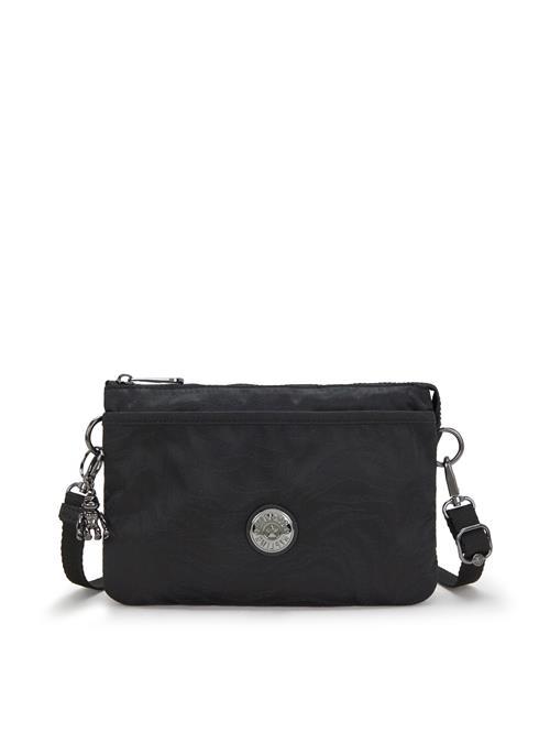 KIPLING Skuldertaske 'RIRI'  sort / sølv