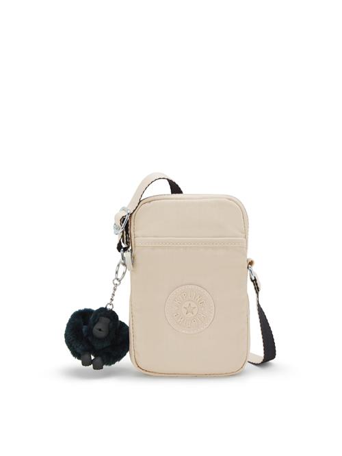 Se KIPLING Skuldertaske 'TALLY'  beige / sort ved About You