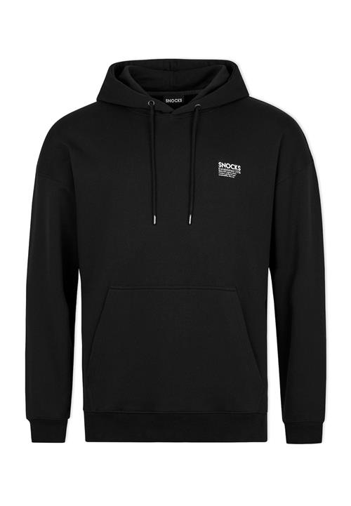 SNOCKS Sweatshirt  sort / hvid