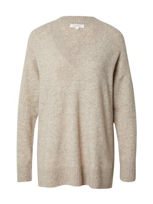 s.Oliver Pullover  beige-meleret