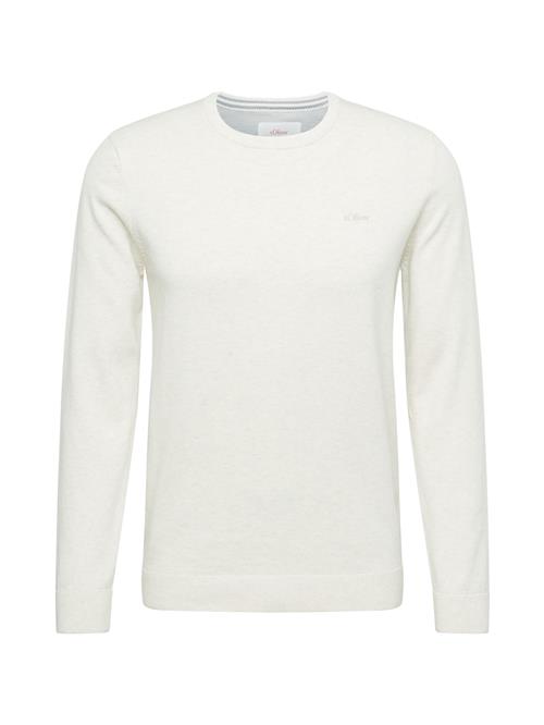 s.Oliver Pullover  hvid-meleret