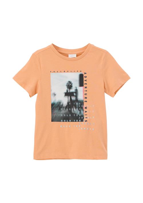 s.Oliver Shirts  grå / lyseorange / sort / hvid