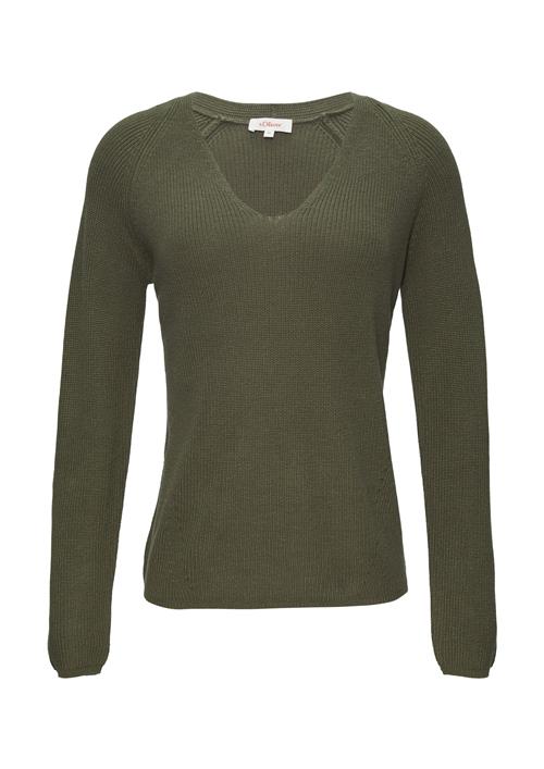 s.Oliver Pullover  oliven