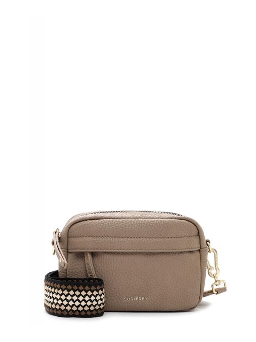 Suri Frey Skuldertaske 'Cory'  beige / taupe / sort