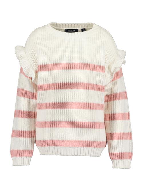 BLUE SEVEN Pullover  gammelrosa / offwhite