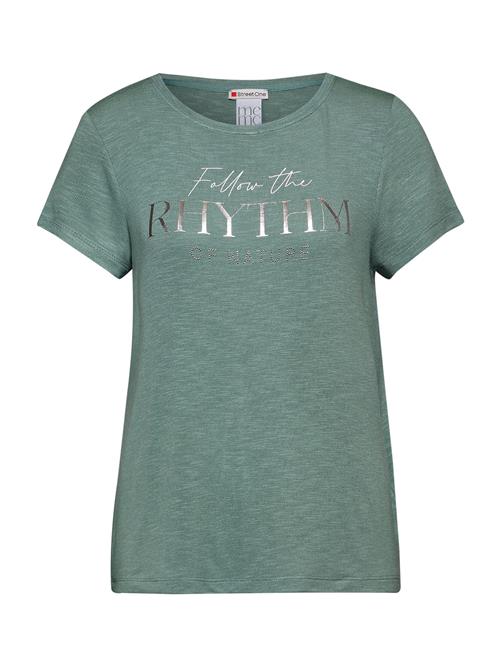 Se STREET ONE Shirts 'RHYTHM'  grøn-meleret / sølv ved About You