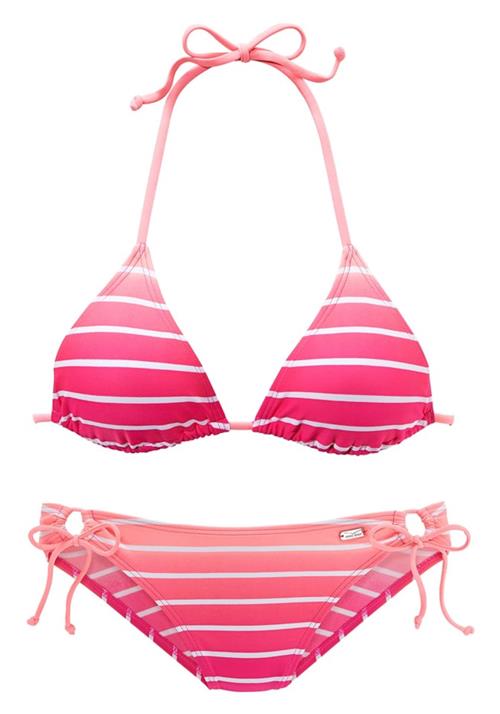 Se VENICE BEACH Bikini  pink / hvid ved About You