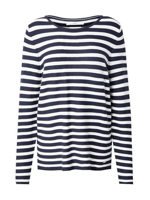 Se BRAX Pullover 'LESLEY'  navy / hvid ved About You