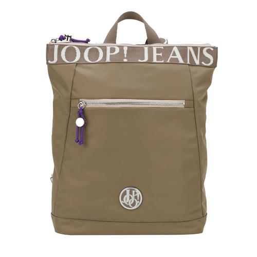 JOOP! Jeans Rygsæk 'Elva'  brun / hvid