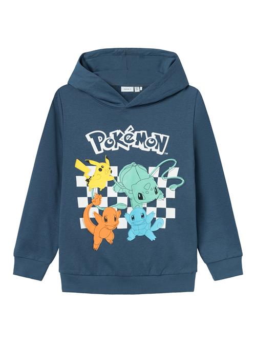 NAME IT Sweatshirt 'NKMJister'  mørkeblå / mint / orange / hvid