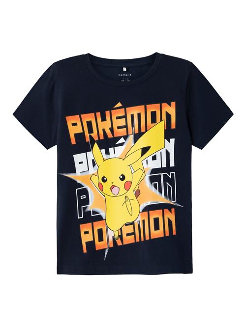 NAME IT Shirts 'Maci Pokemon'  natblå / gul / orange / hvid