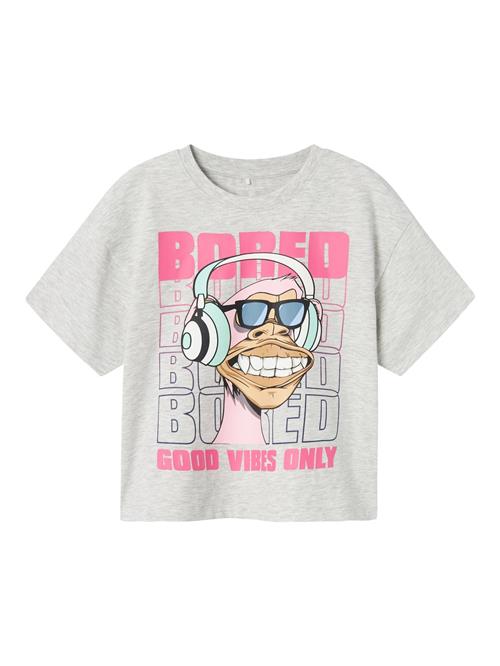 NAME IT Bluser & t-shirts 'Bored Ape'  grå-meleret / blandingsfarvet