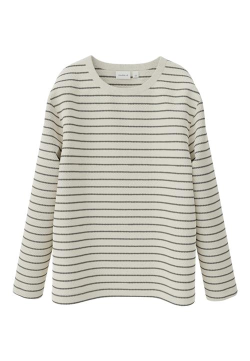 NAME IT Shirts 'NATRIAS'  lysebeige / mørkegrå