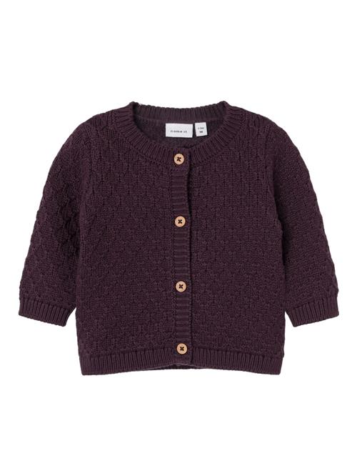 Se NAME IT Cardigan 'Lomille'  aubergine ved About You