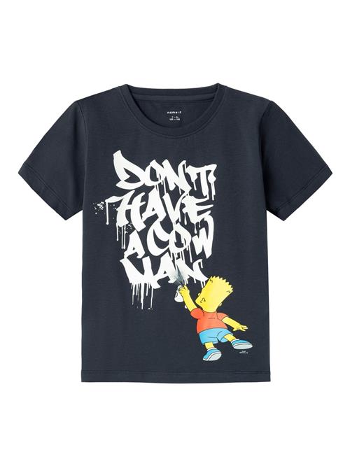 NAME IT Shirts 'Simpsons'  navy / gul / mørkeorange / hvid