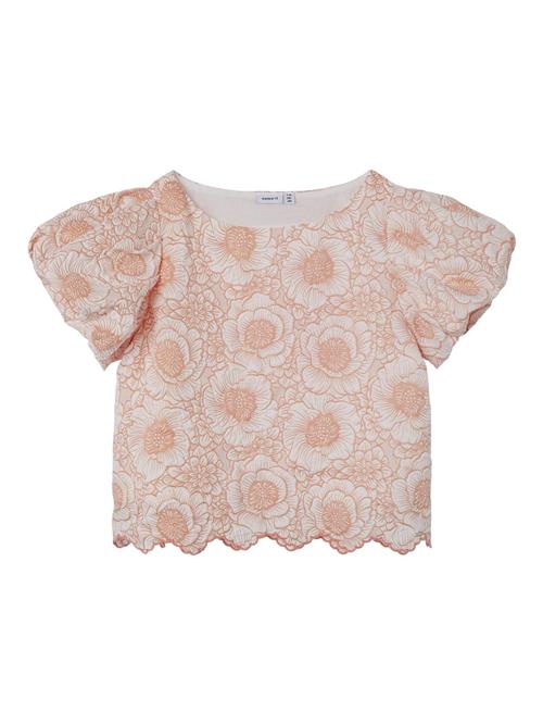 NAME IT Bluse  beige / lyserød