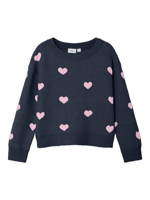 Se NAME IT Pullover 'NMFOdessa'  safir / lyserød ved About You