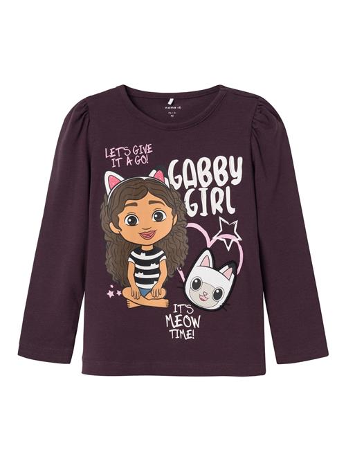 NAME IT Bluser & t-shirts 'Gabby's Dollhouse'  aubergine / blandingsfarvet