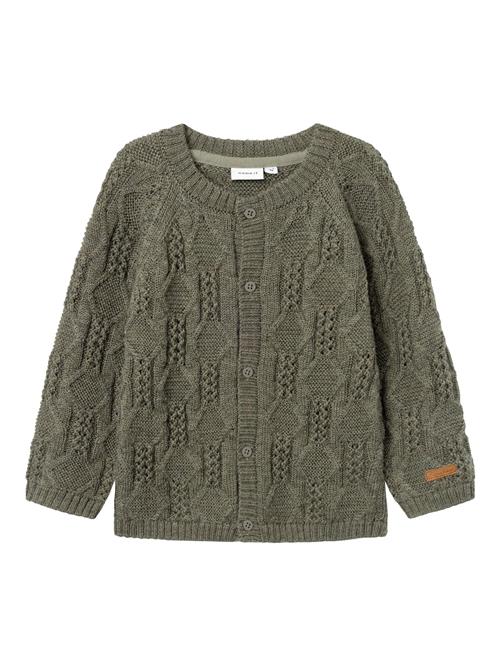 NAME IT Cardigan  grøn-meleret