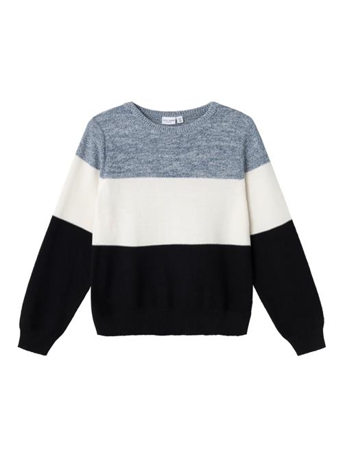 NAME IT Pullover 'NKMVohan'  marin / blå-meleret / hvid